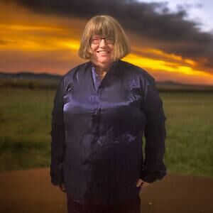 Ahia French Connection Purple Silky Button-Down Blouse XL!